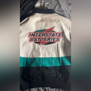 vintage interstate batteries nascar jacket